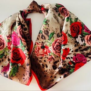 Roberto Cavalli Silk Scarf new